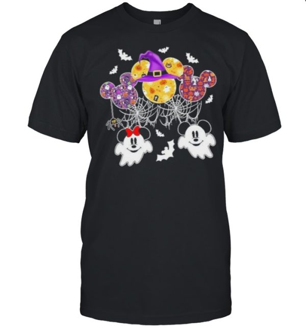 holloween Disney Mickey Spider Witch Shirt